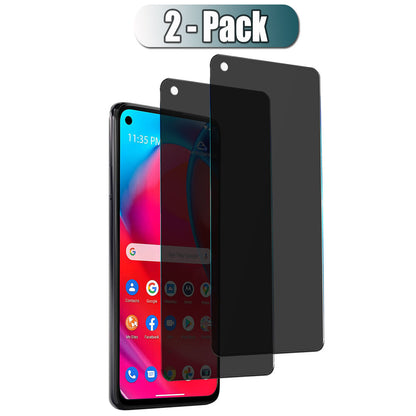 For Moto G Stylus 5G (2021) Privacy Tempered Glass Anti-Spy Screen Protector