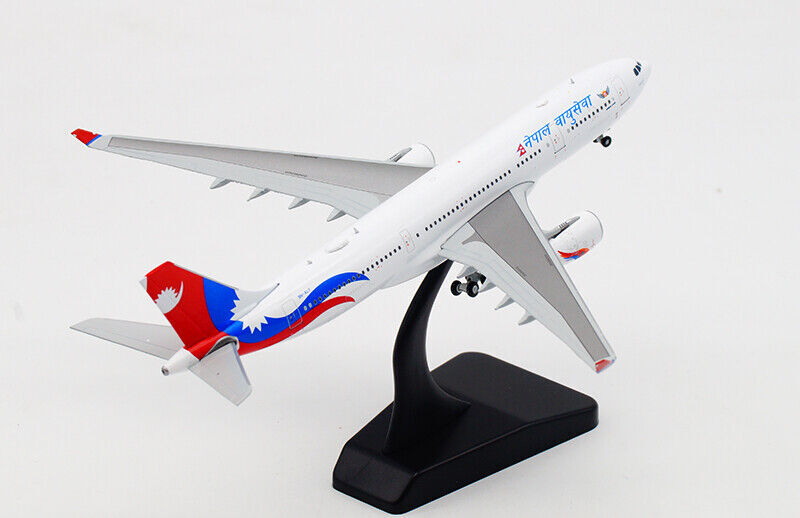 1:400 JC WINGS Nepal Airlines AIRBUS A330-200 Passenger Airplane Diecast Model