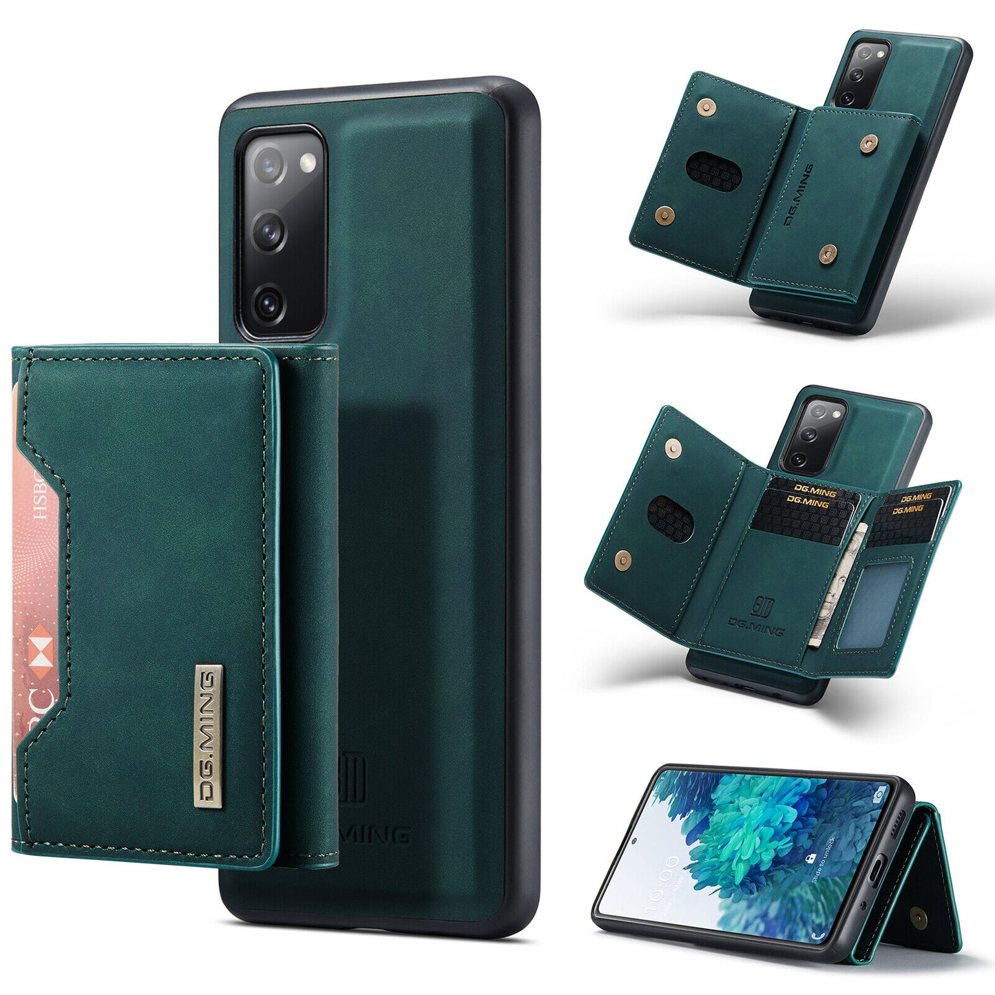 For Samsung Galaxy S20 FE 5G Leather Magnetic Case Cover & Wallet Card Holder