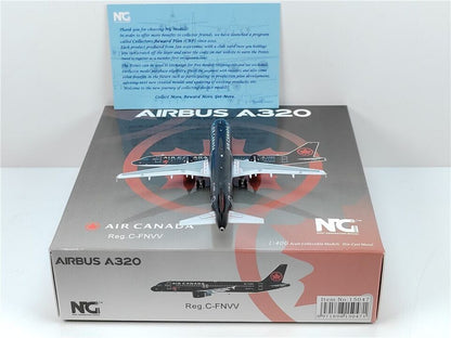 1:400 NG Model AIR CANADA AIRBUS A320 Passenger Aircraft Diecast Airplane Model