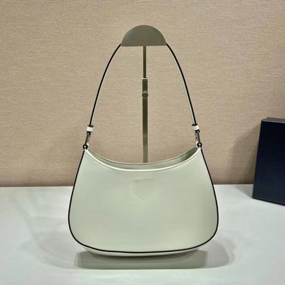 Underarm Bag Classic Style Vintage Shoulder Purse Genuine Leather Polyester Bags