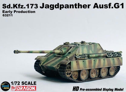 Dragon 63211 1/72 Sd.Kfz.173 Cheetah Tank Destroyer G1 Early Finished Model