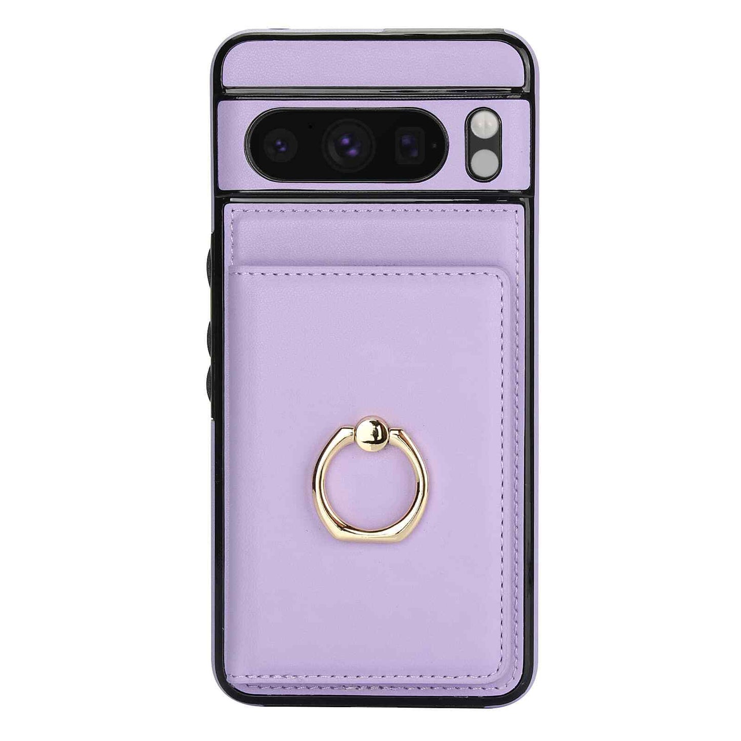 Wallet Case with Rotation Ring for Google Pixel 9 Pro XL/ 9 Pro/ 8 Pro/ 8A/ 6A