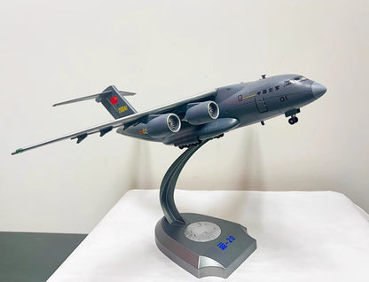 1:90 54CM China Air Force Y-20 Transport Aircraft Plane Diecast Aeroplane Model