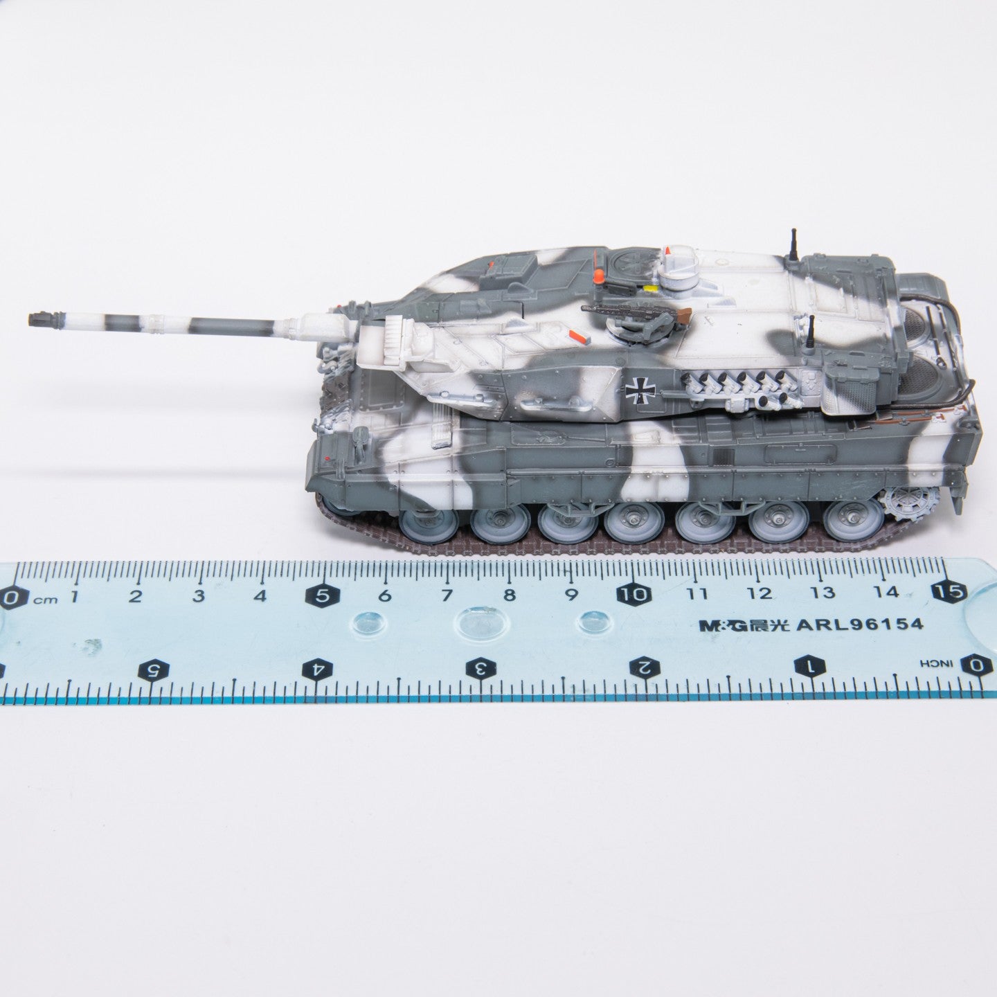 Panzerkampf 1/72 German Leopard 2A7 Main Battle Tank Snow Painted Finished model