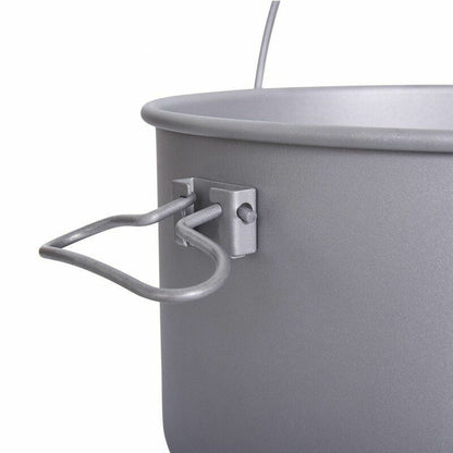 Pot 1.3L / 1.95L / 2.9L Camping Titanium Cookware Lid Lightweight Cooking Kit