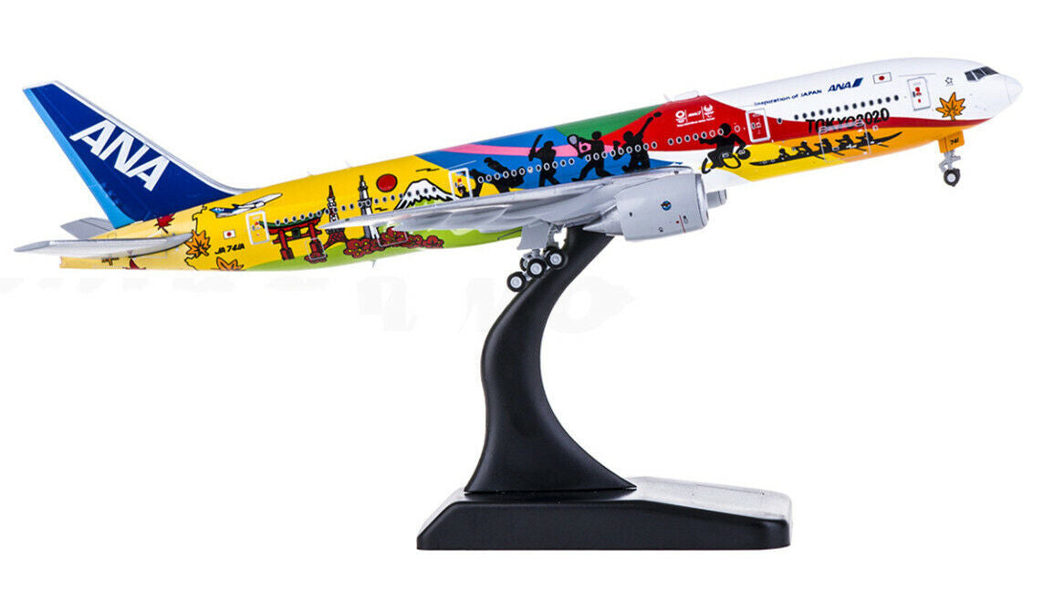 1:400 JC Wings ANA TOKYO2020 BOEING 777-200 Passenger Airplane Diecast Model