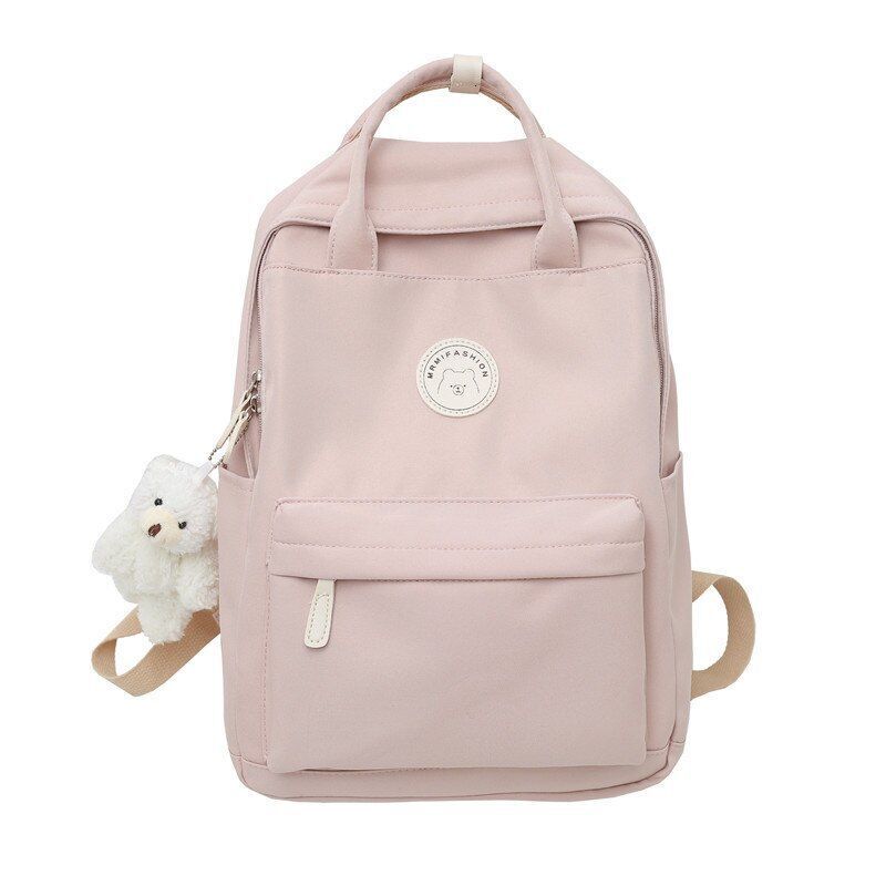 Student Backpack Waterproof School Bag Laptop Book Traveling Bag 27*13*37CM Blue