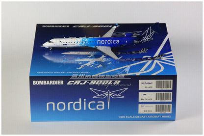 1:200 JC Wings Nordica BOMBARDIER CRJ-900LR Passenger Airplane Diecast Model