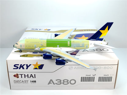 1:400 JC Wings SKY AIRBLUS A380 Passenger Airplane Diecast Aircraft Model