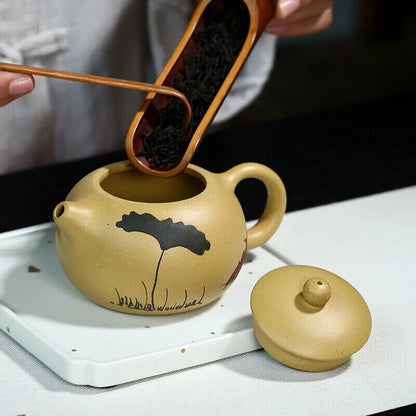 200ML Yixing Classic Tea Pot Purple Clay Xi Shi Teapots Ore Kettle Tea Set