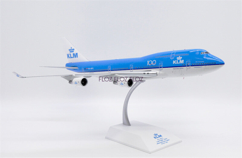 for JC Wings for KLM 100 for Boeing B747-400 PH-BFG 1:200 plane Pre-built Model