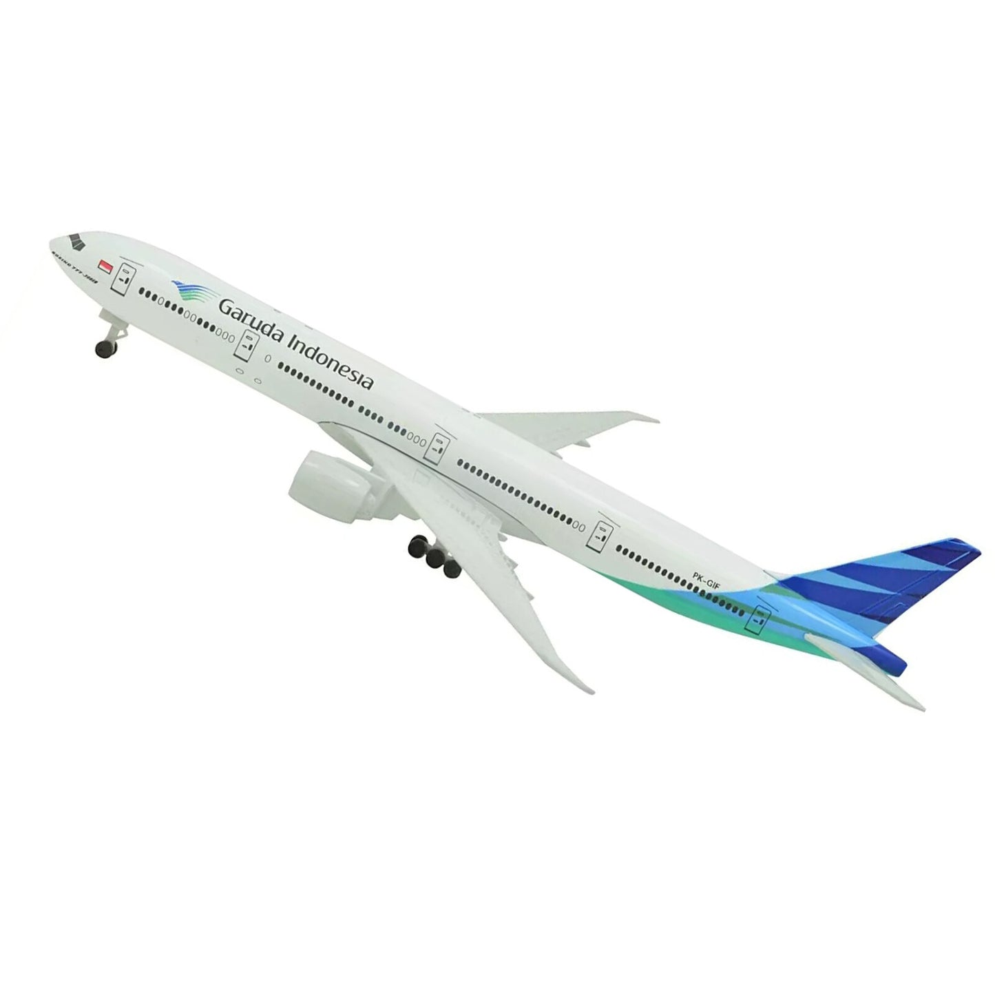 18cm Diecast Alloy 1/400 Scale Garuda Indonesia Airlines B777 Aircraft Model