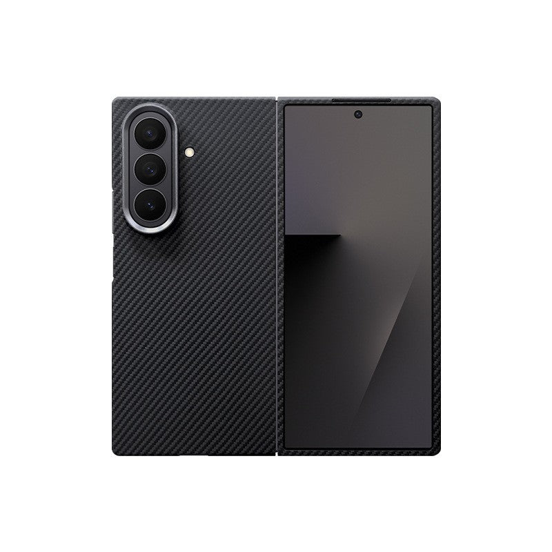 Samsung Zfold7 carbon fiber magnetic suction w26 anti drop protective cover (B）