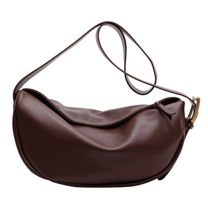 Crossbody Bags Luxury Handbags Solid Soft Shoulder Bags Travel Hobos Vintage 1PC