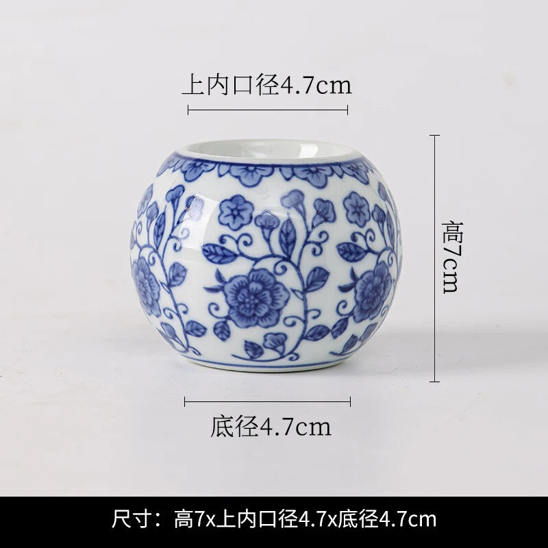 Blue and White Porcelain Ceramic Household Dining Table Desktop Decoration