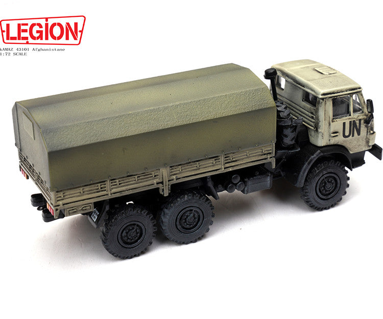 LEGION 1/72 Kamaz 43101 Afghanistan Military Vehicle Truck UN 12061LB Model