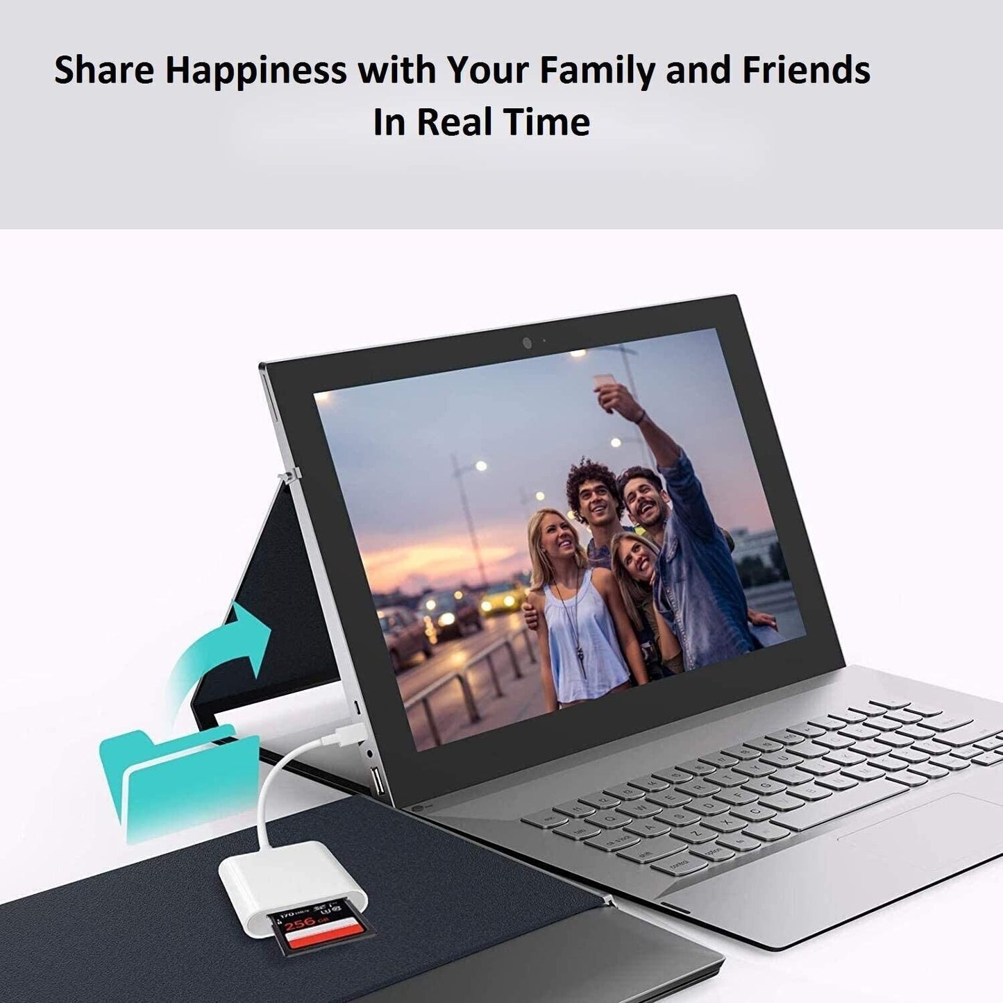 TF/SD Card Adapter Camera Reader for iPad iPhone6 7 8 Plus 13 14 15 Pro X Xs Lot