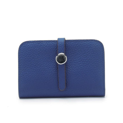 Genuine Leather Passport Cover Unisex Organizer Wallet Long Purse Hasp Money Bag