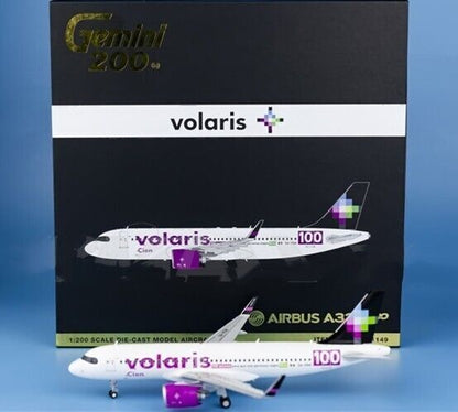 1:200 GeminiJets Volaris AIRBUS A320neo Passenger Plane Diecast Aircraft Model