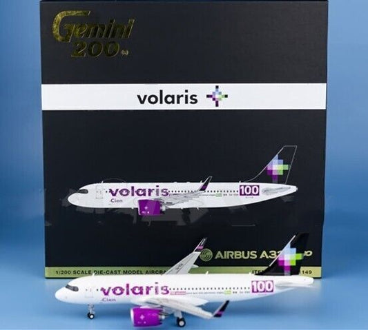 1:200 GeminiJets Volaris AIRBUS A320neo Passenger Plane Diecast Aircraft Model