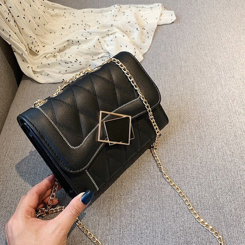 Women's Small Handbags Fashion Simple Crossbody Bags Popular Chain Shoulder Bags