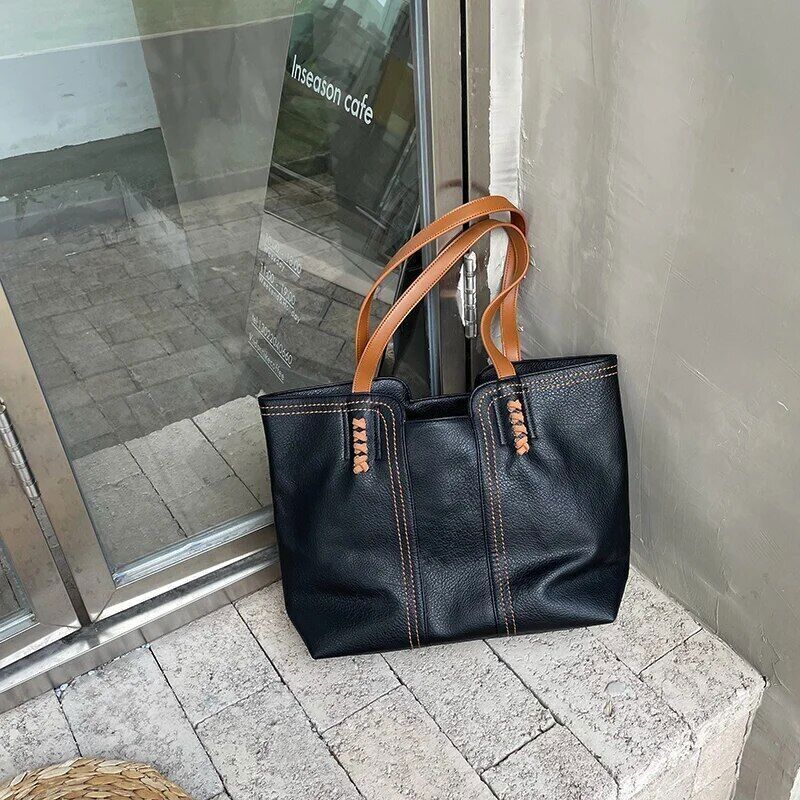 Women Tote Bags Pu Leather Shoulder Bags Top-Handle Bags Handbags Purse