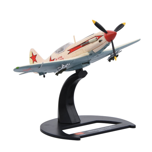14cm Diecast Alloy 1/72 Scale WWII MiG-3 Fighter Plane Model Toy Decoration