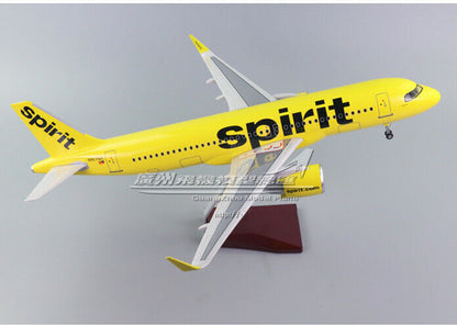 47CM 1:80 Spirit AIRBUS A320neo Passenger Airplane Landing gears Resin Model