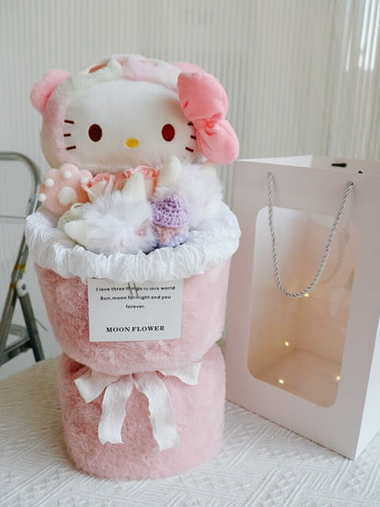 Hello Kitty Doll Bouquet Simulation Eternal Flower Graduation/birthday Gift