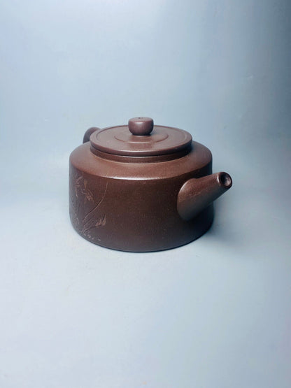 Chinese Yixing Zisha Clay Handmade Exquisite Teapot （周盘 底款： 顾景舟）