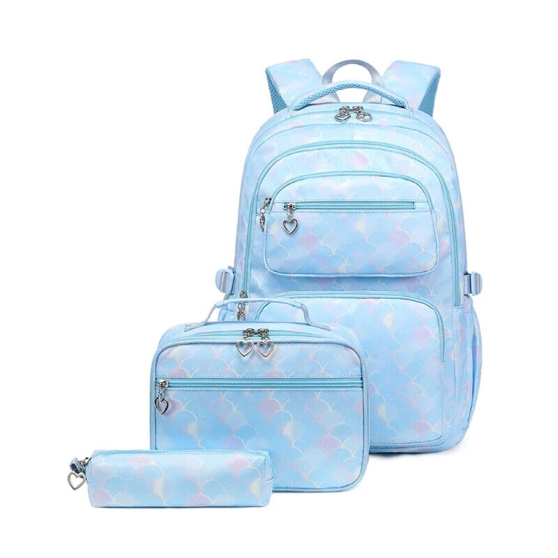 3pcs School Backpack Set School Bookbag Girls Schoolbag Travel Backpacks
