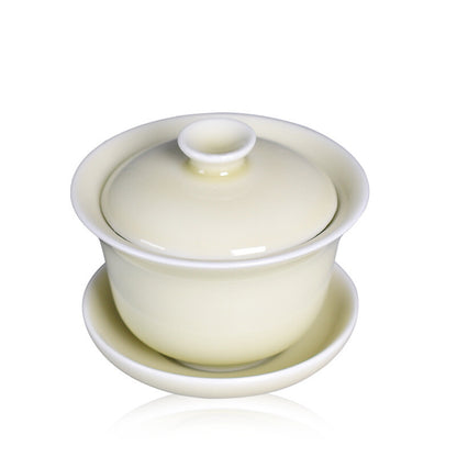 150ml Gaiwan Open Film Cover Bowl Longquan Celadon Kungfu Pot Tea Bowl Tea Cups