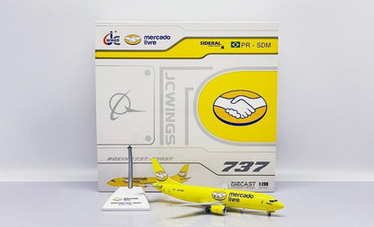 1:200 JC Wings Mercado Livre BOEING 737-400 Passenger Airplane Diecast Model