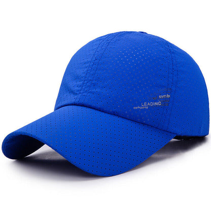 Unisex Quick Dry Baseball Cap Snapback Hat Breathable Sport Summer Outwear Hats