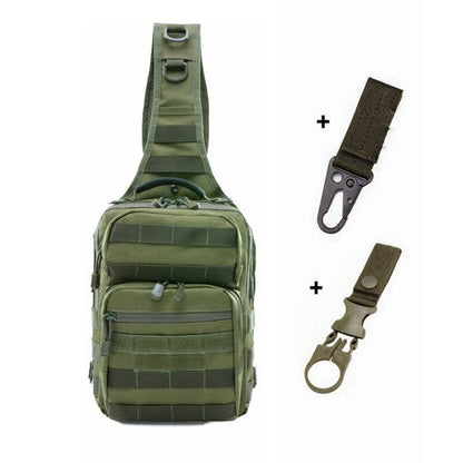 Men Shoulder Chest Bag Sports Nylon Army Hunting Camping Hiking Travel Backpack