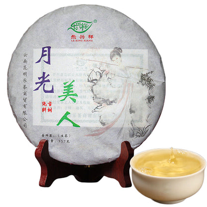 357g Cha Puer Moon White Pu-erh Tea Cake Dr. Puer Tea Moonlight Beauty Healthy