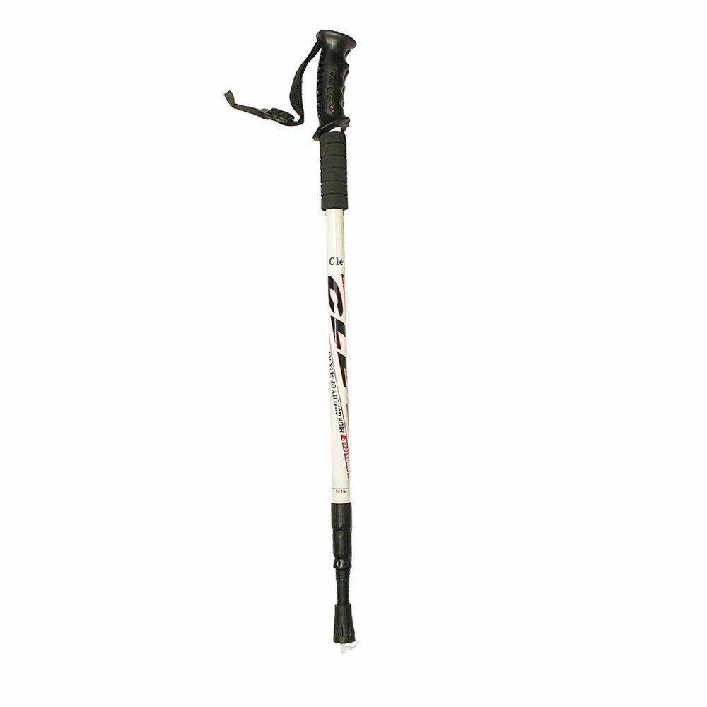 135CM Aluminum Walking Stick Hiking Telescopic Trekking Climbing Pole Canes Blue