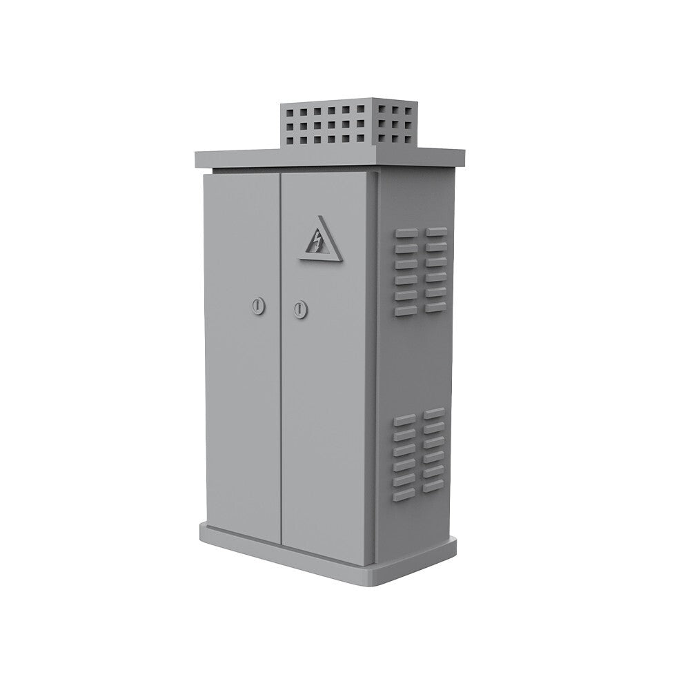 Yao's Studio LYT76011 1/76Power Transformer Cabinet Model Railroads Display Prop