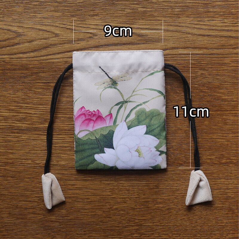 Chinese Velvet Jewelry Buddha Bag Organizer Storage Bag Jewelry Teacups Case NEW