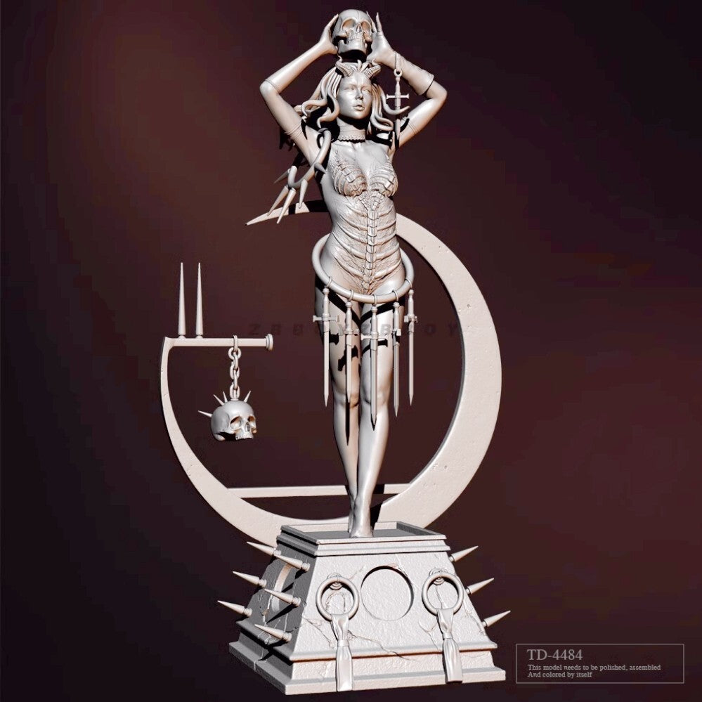 1/35 resin figure model kit Ukzel Demon Unassembled Unpainted