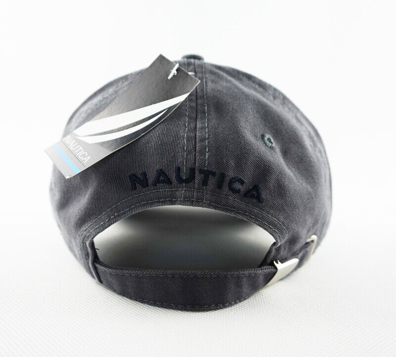 Hot Nautica Hat Gray Tennis Driving Rare Sport Baseball Cap Adjustable Unisex