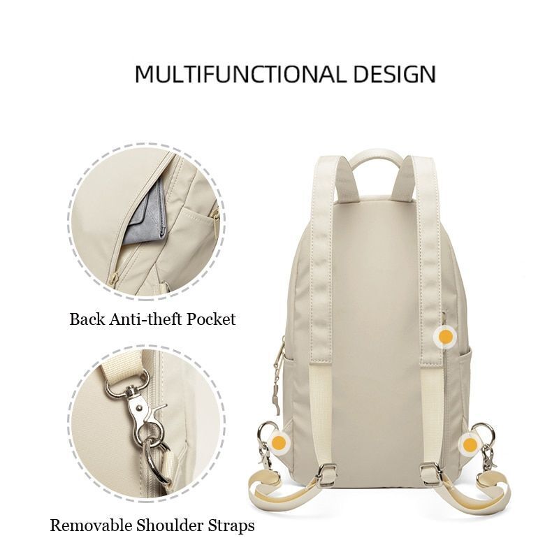 Mini Backpack Waterproof Outdoor Oxford Novel Crossbody Bag Traveling 22*13*36CM