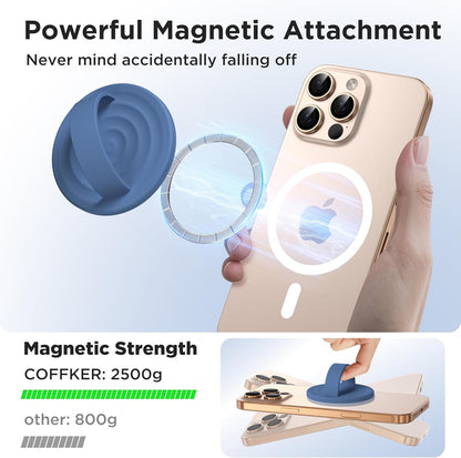 Magnetic Phone Grip Ring Holder, Liquid Silicone Magnet Cell Phone Grip Finger L