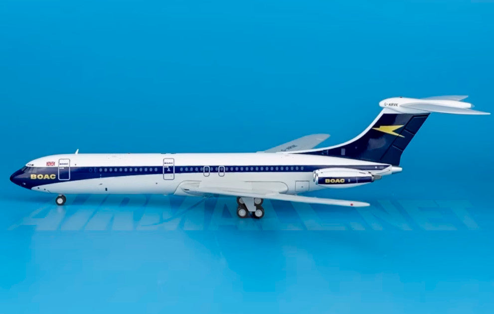 1:200 24CM JC Wings BOAC Vickers VC10 Passenger Airplane Diecast Aircraft Model