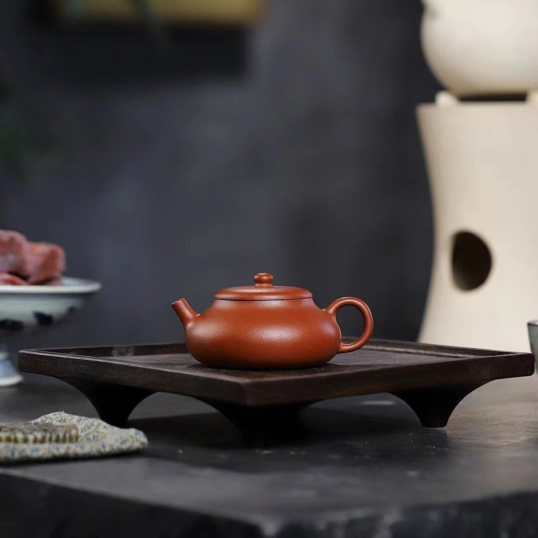120cc Yixing Zisha Purple Clay Original Shengsha ZhuNi Handmade Rongtian Teapot