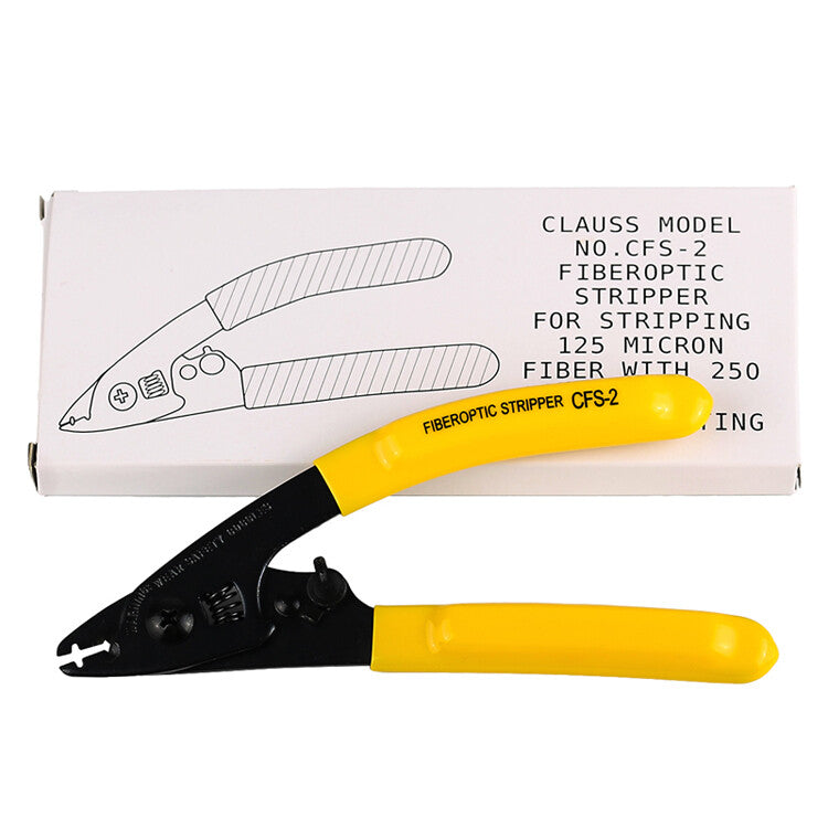 Fiber Optic Tool Kit Fiber Stripping Double Hole Miller Pliers Stripper+Scissors