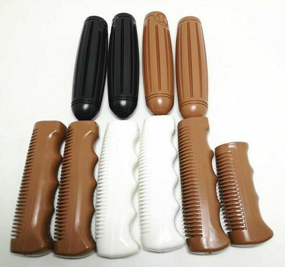 Retro Vintage Bike Grips 11-12cm Rubber Comfortable Non-Slip Bicycle Handlebars