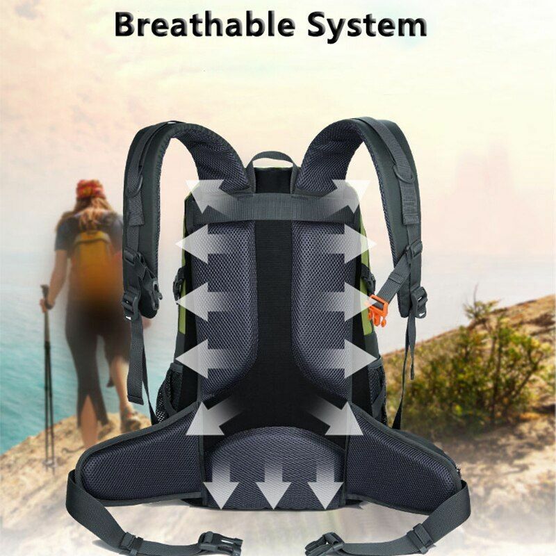 40L Wear Resistant Bag Waterproof Backpack Outdoor Camping Hunting Travelling