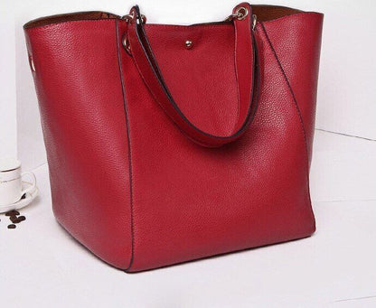 Brown Women Shoulder Bag Leather Bag Female Genuine Handbag Crossbody Bag
